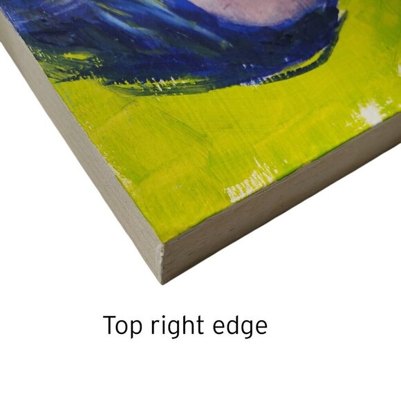 “Femme” Original Oil Painting by Robin White - Oil on Wood Panel 6 x12 x.75" - Picture 6 of 7